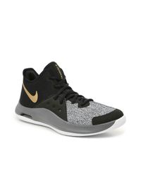 Nike Synthetic Air Versatile Iii Basketball Shoe in Grey/Gold/Black (Black)  for Men - Lyst