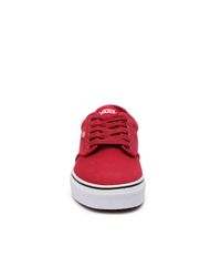 Vans Canvas Atwood Deluxe Sneaker in Red for Men Lyst