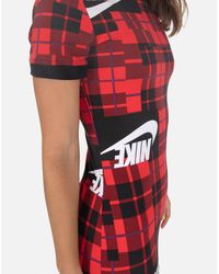 plaid nike dress
