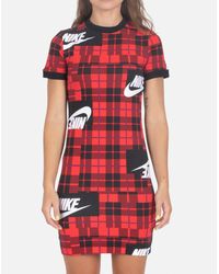 nike red dress