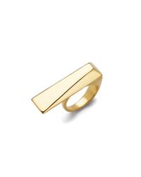 Diane von Furstenberg | Metallic Geometric Ring | Lyst