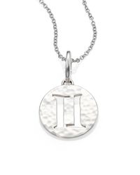 Ippolita | Metallic Sterling Silver Hammered Zodiac Charm | Lyst