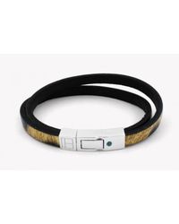 Tateossian - Amazonia Click Silver Bracelet In Brown for Men - Lyst
