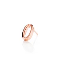 Lulu Frost - Metallic Code Number 14kt Rose Gold #0 Earring - Lyst