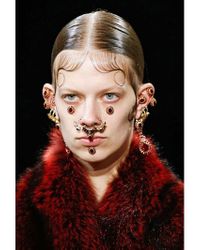 Givenchy | Red Crystal Pendant Earrings | Lyst