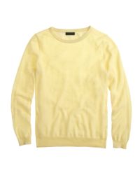 J.Crew | Yellow Preorder Collection Featherweight Cashmere Longsleeve Tee | Lyst
