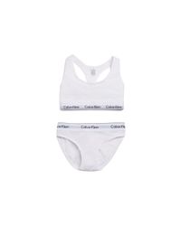 Calvin Klein | White Modern Cotton Bralette And Bikini Gift Set #qset001 | Lyst