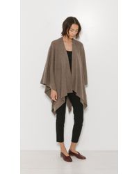 Vince | Natural Luxe Poncho | Lyst