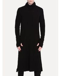 Lost & Found - Black High Neck Tunic for Men - Lyst