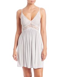 Eberjey | Blue Colette Chemise | Lyst
