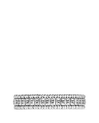 Philippe Audibert | Gray Palms Engraved Bead Elasticated Bracelet | Lyst