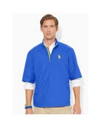 Ralph Lauren | Blue Short-sleeve Windbreaker for Men | Lyst