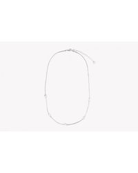 Tateossian - Metallic Liquid Diamonds Silver Necklace - 40cm - Lyst