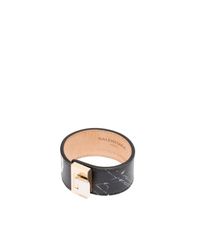 Balenciaga | Black Le Dix Marble Bracelet | Lyst