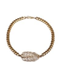 Lulu Frost | Metallic Goldtone Drift Necklace | Lyst