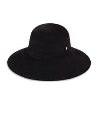 Helen Kaminski | Black Ophelia Wide-brim Felted Rabbit Hair Hat | Lyst