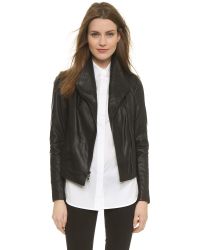 vince scuba jacket black