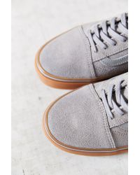 vans old skool grey gum sole