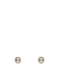 Rebecca Minkoff | Metallic Crystal Halo Stud Earring | Lyst