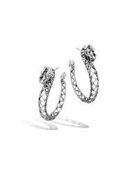 John Hardy | Metallic Legends Naga Dragon Hoop Earrings | Lyst
