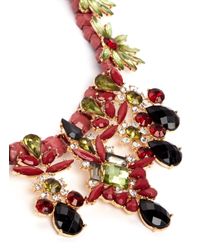 Kenneth Jay Lane | Pink Amazon Crystal Strass Necklace | Lyst