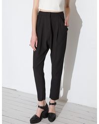 Pixie Market - Black Cameo Chicago Drop Crotch Pants - Lyst