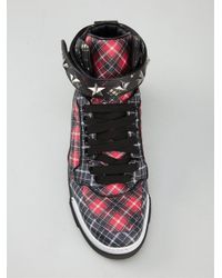 givenchy red high top sneakers