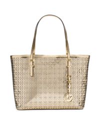 michael kors flower tote