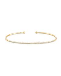 Anne Sisteron - 14kt Yellow Gold Diamond Cuff - Lyst