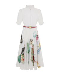 Stella Jean | White Giudice Painted Dress | Lyst