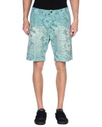 Scotch & Soda Green Bermuda Shorts for men