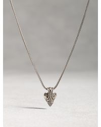 John Varvatos | Metallic Sterling Silver Arrow Pendant for Men | Lyst