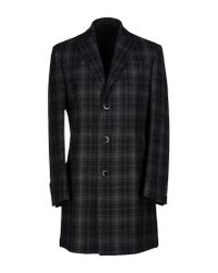 Luigi Bianchi Mantova Gray Coat for men