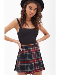 tartan pleated plaid forever skirt