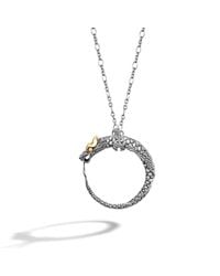 John Hardy | Metallic Dragon Pendant On Chain Necklace | Lyst