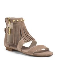 michael kors fringe sandals