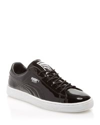 patent leather puma basket