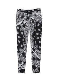 bandana pants patchwork tibi track