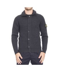 Stone Island | Gray Down Jacket for Men | Lyst