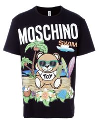 moschino mens t shirt teddy