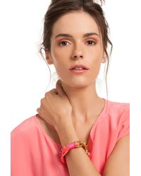 Trina Turk | Orange Climbing Rope Flex Bracelet | Lyst