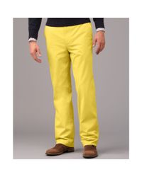 Tommy Hilfiger Academy Chino Pants in Patent Yellow (Yellow) for Men | Lyst