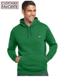 Green nike hoodie mens clearance