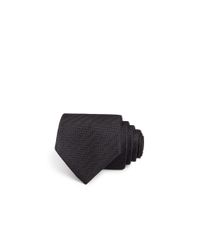 Armani | Black Woven Jacquard Silk Classic Tie for Men | Lyst
