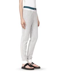 Alexander Wang White French Terry Sweatpants