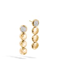 John Hardy | Metallic Dot Long Drop Earrings | Lyst