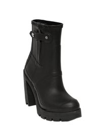 hunter heeled rain boots