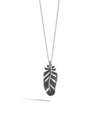John Hardy | Black Classic Chain Long Pendant | Lyst