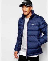 navy adidas jacket mens