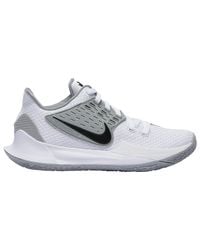 white kyrie basketball shoes
